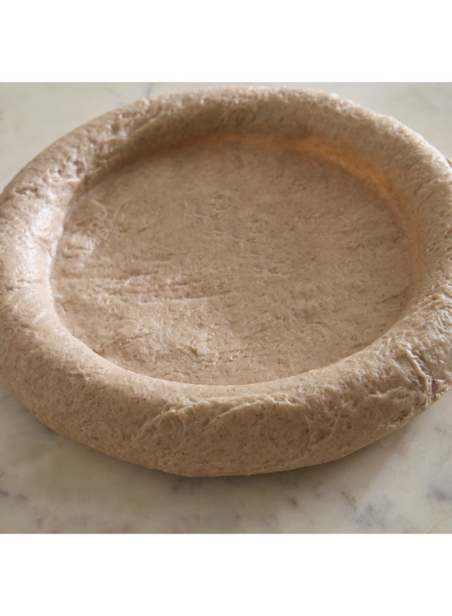 Home Box Round Tray in Travertine Finish for Home Decor - Image 3